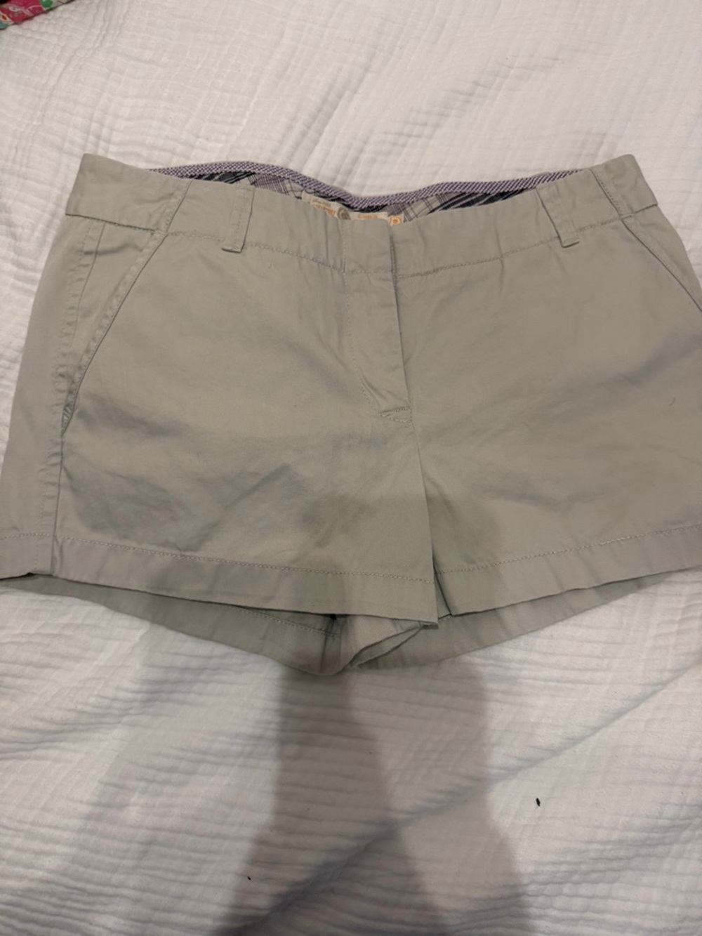 J. Crew Light Khaki Shorts size 10